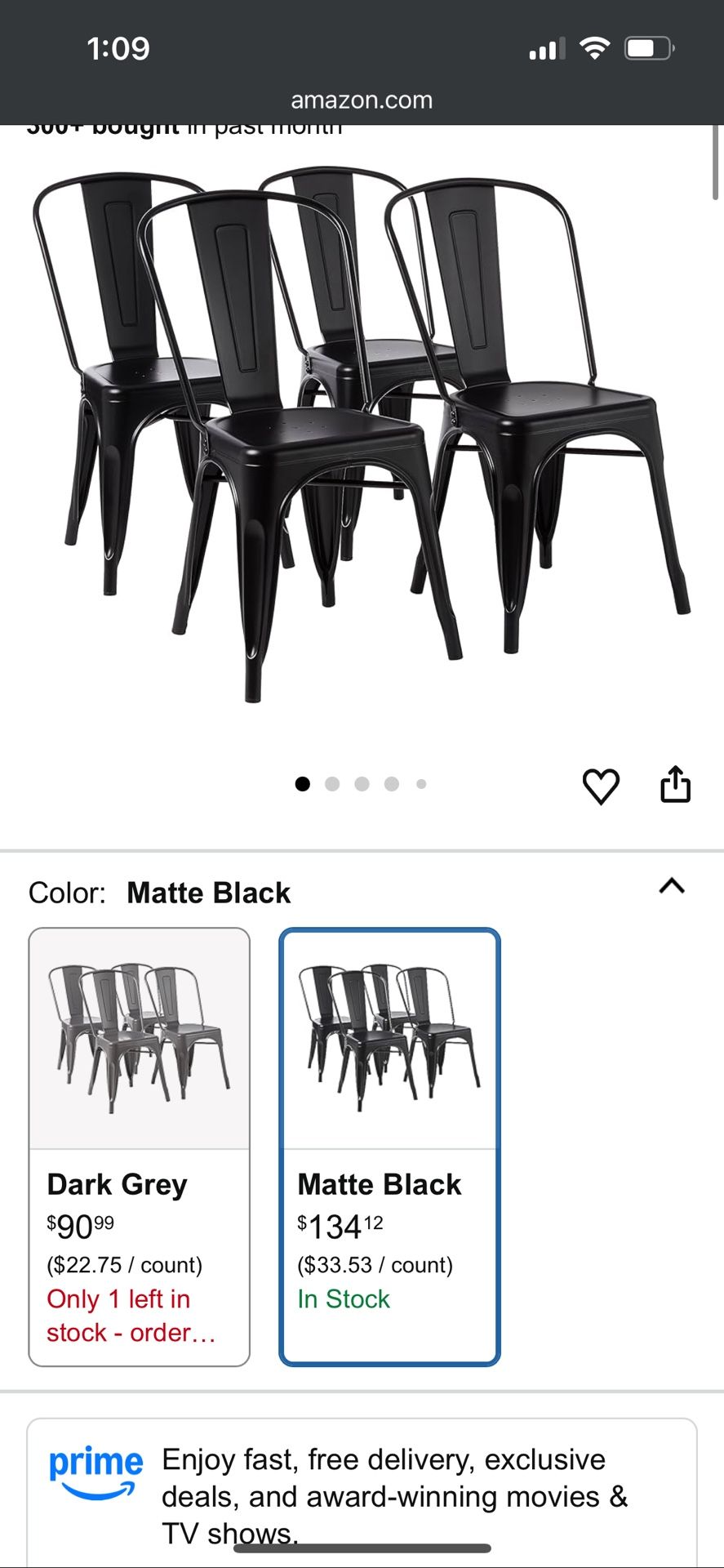 Metal Dining Chairs