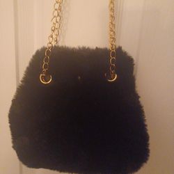 Small Fur Night Out Purse 