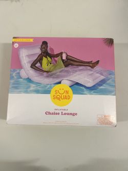 FUNBOY Giant Inflatable Luxury Clear Rainbow Dual Chaise Lounger Pool Float, Transparent Pink, Orange and Yellow Material, Perfect for a Summer Pool P