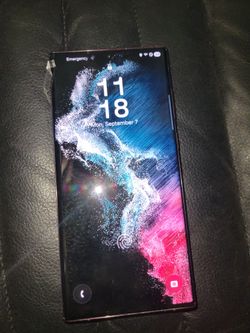 Samsung Galaxy S22 Ultra 256 gb  Unlocked,  Burgundy
