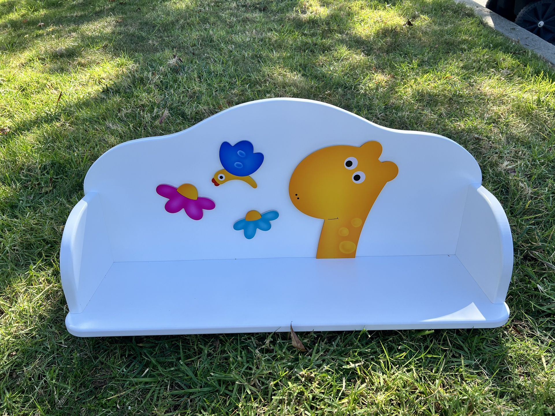 New! Kids Shelf, White Wood