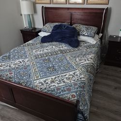 Bed frame and mattress