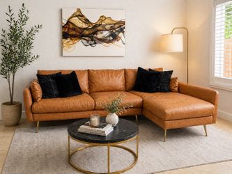Albany Park- Tan Vegan Leather- Like New