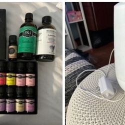 Essential Oils- Soap And Candle Making Fragrances + Large Diffuser