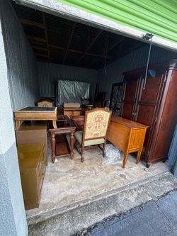 ENTIRE WOOD FURNITURE LOT, MUST PICK UP TOMORROW, $1,500 OBO