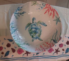 Marine Motif Melamine Dishes