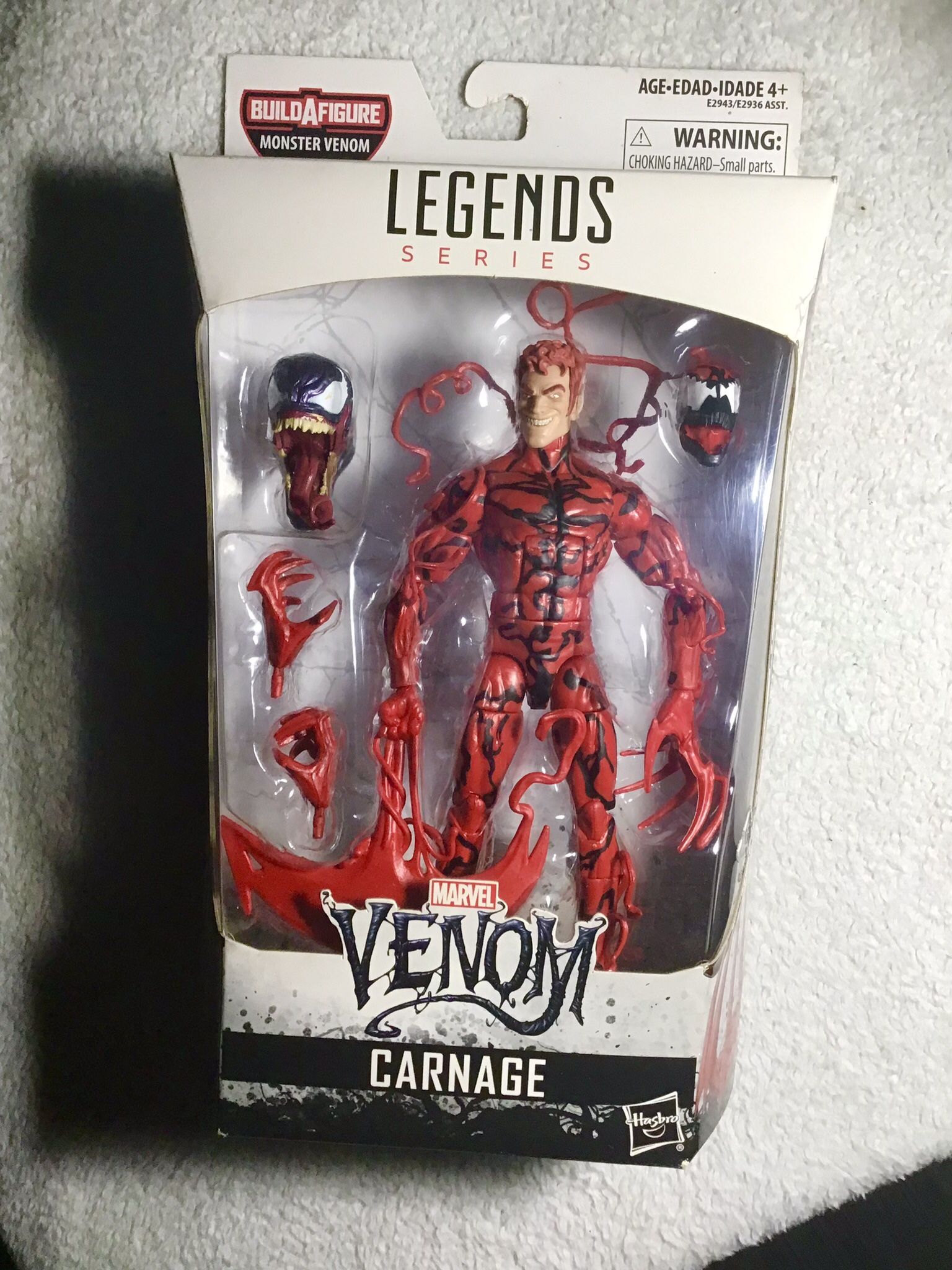 Marvel Legends Carnage (monster Venom BAF).  