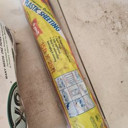 15 X 25ft Black Plastic Sheeting Roll