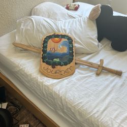 Wooden Sword And Shield Set