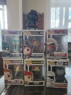 7 Genuine Funko Pop! vinyl figures