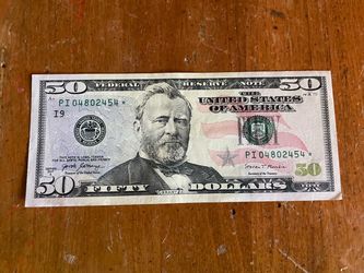 US $50 Star Note Series 2017A