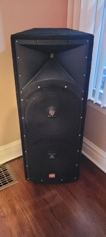 Speakers And Amplifer With Mixer