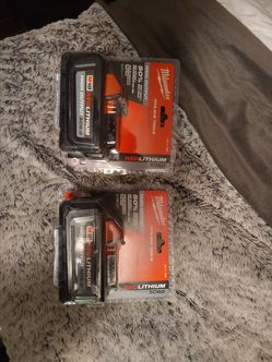 Milwaukee high output batterier
