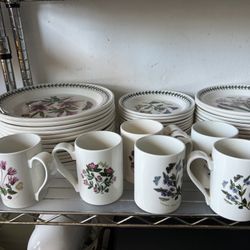 Portmeirion Botanic Garden From Britain Dinner Set - 51 pieces