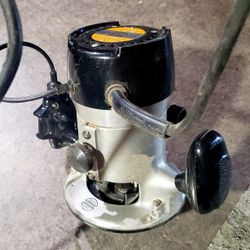 Vintage Heavy Duty Craftsman Router With Carrying Case In Good Working Condition