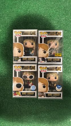 Funko Pop Kurt Cobain Complete Set