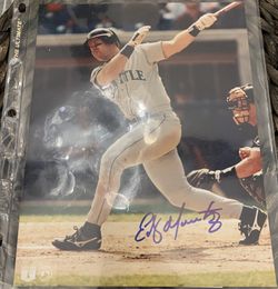 Edgar Martinez Signed Photo