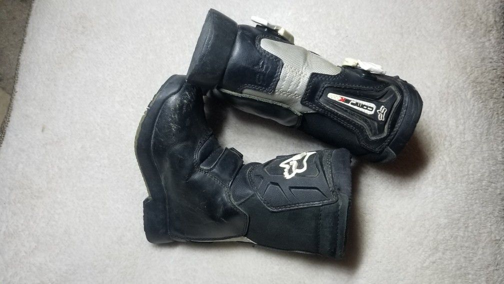 Kids Dirt Bike Boots By Fox