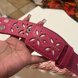 Pink Mexican Belt 