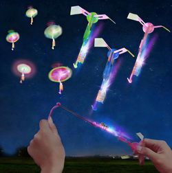 https://offerup.com/redirect/?o=TS5iZXN0 24Sets LED Outdoor Flying Toys Set, LED Flying Helicopter Toys for Kids with Flashing Lights, Flying Toy Outd