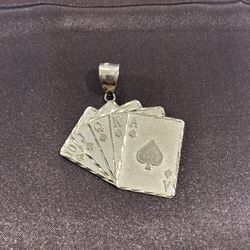 10k Card Pendant 