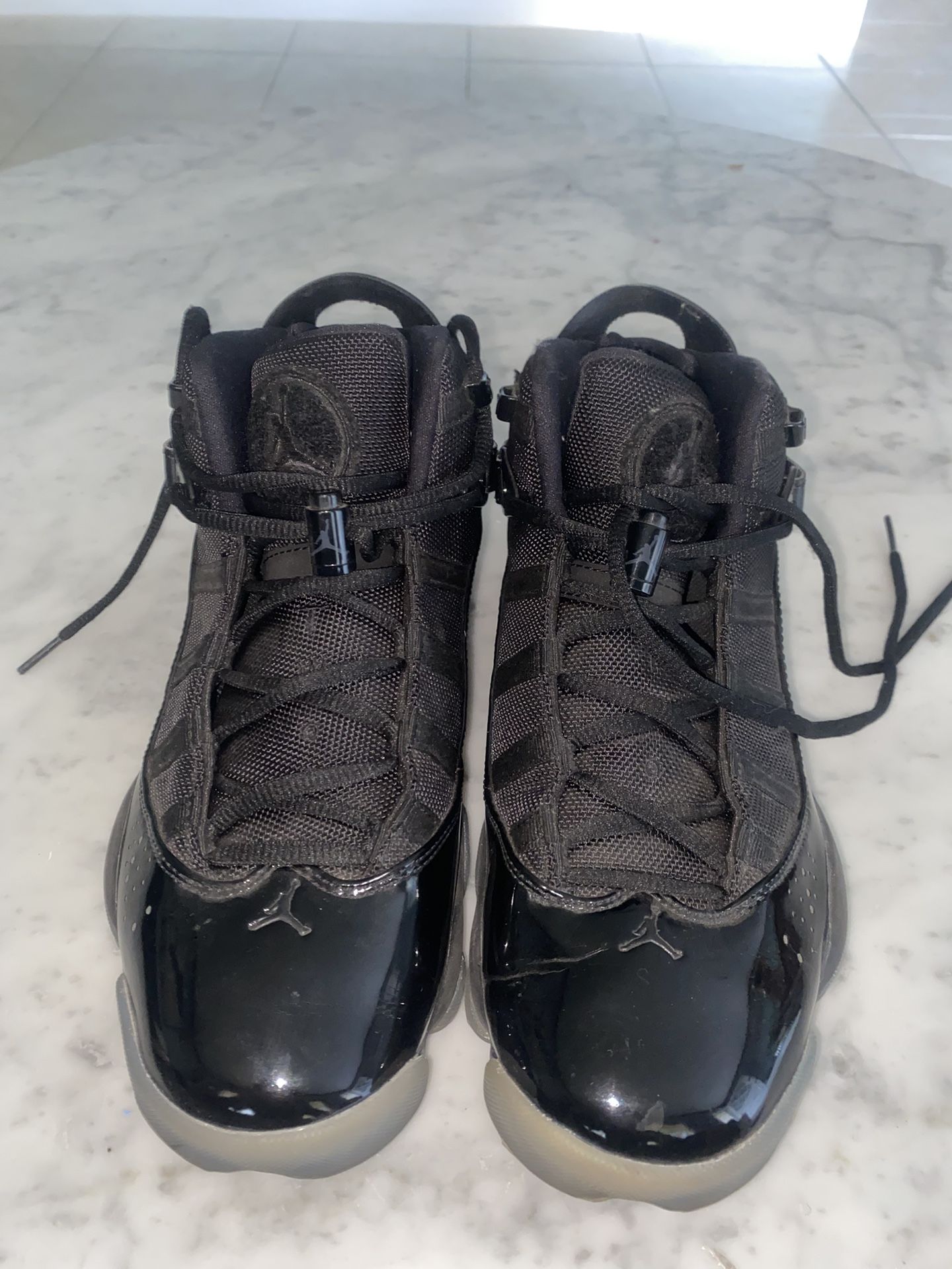 Nike Air Jordan 6 Rings Black Ice Size 8 Men