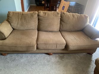 Brown couches