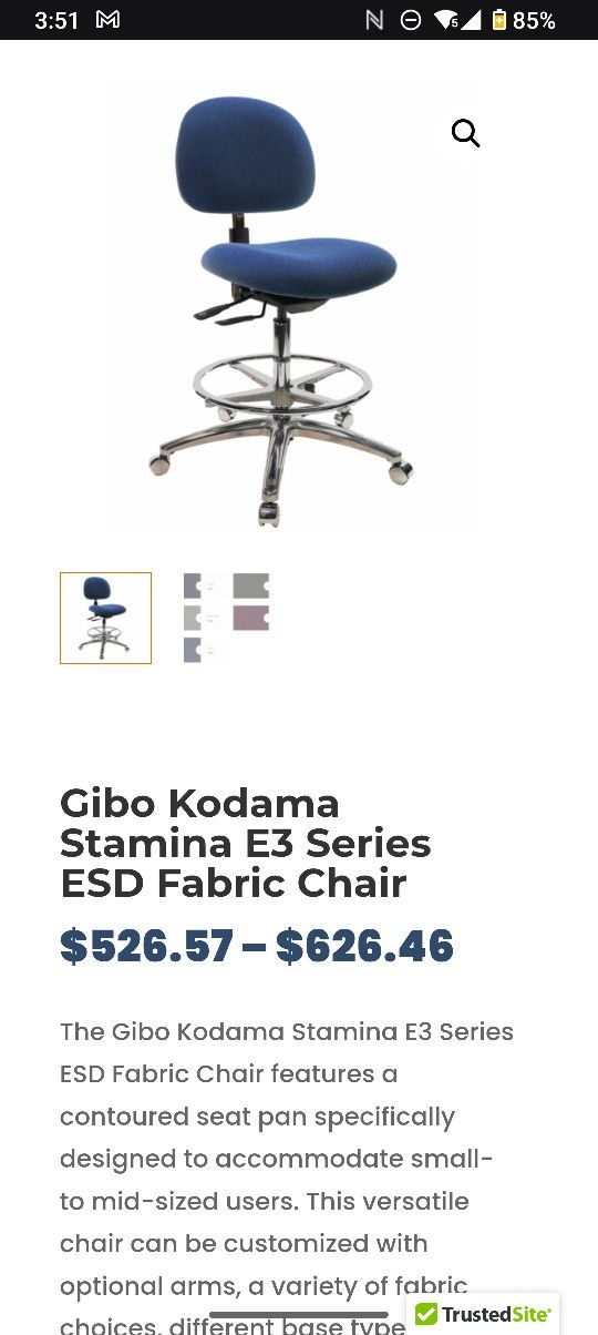 Gibo kodama In Grey Office Chair