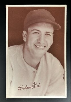 1939 Goudey Premiums Woodrow Rich Boston Red Sox “How To throw The INSHOOT”  EX