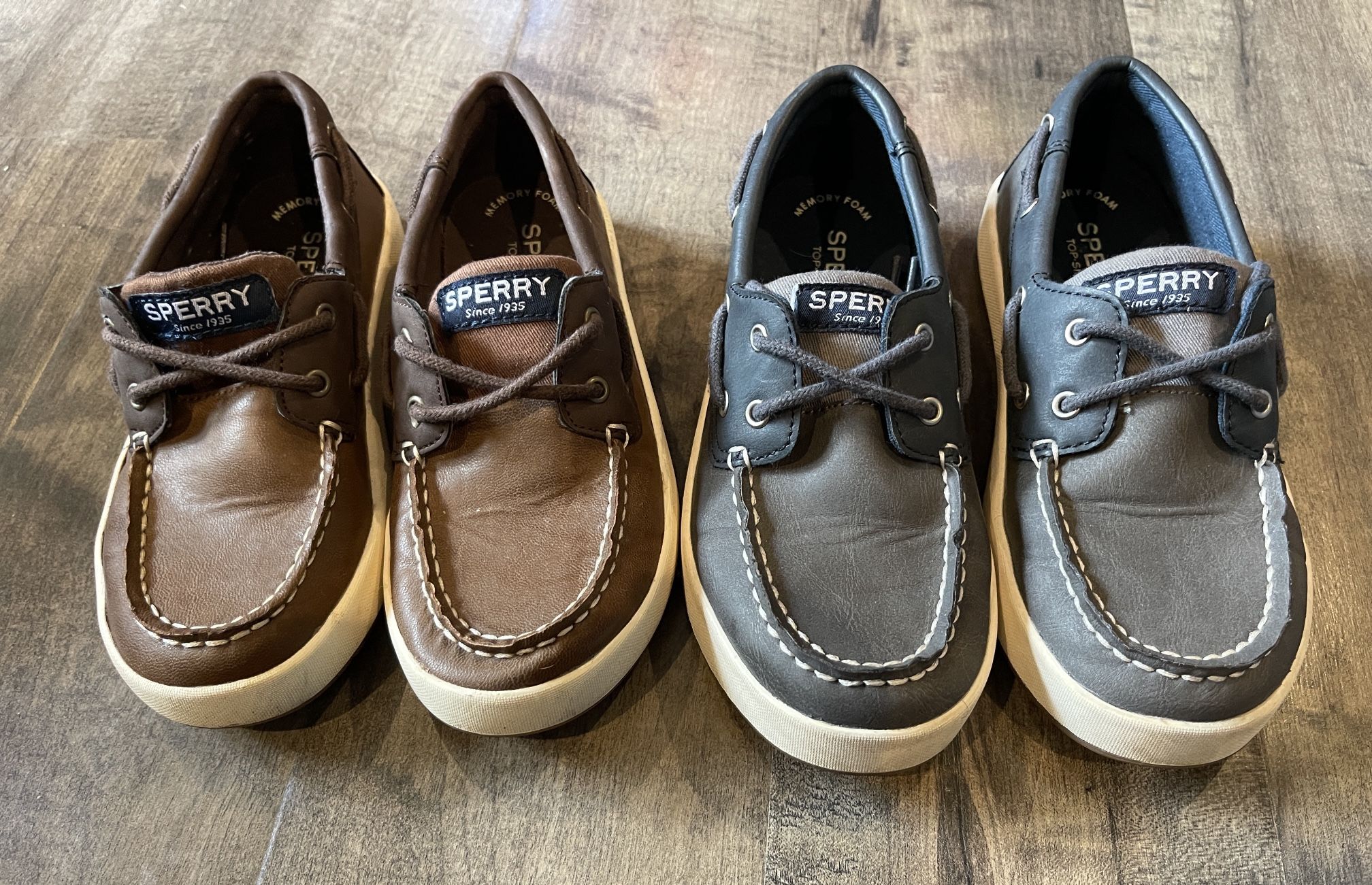 Boys Sperry Boat Shoes Size 1 & 2