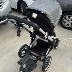 Bugaboo Buffalo Stroller With Extra Seat Attachment 