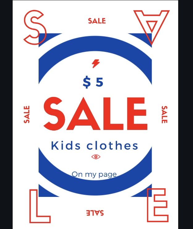 $5 clothing sale kids