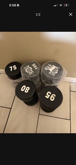 Singles urethane,110,105,95,80,75 weights 50$ each