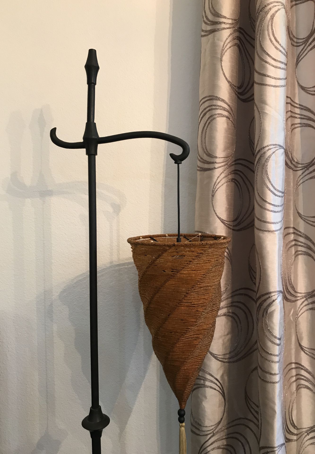 Antique and bohemian looking floor lamp