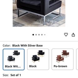 Black Accent Chair From Amazon 