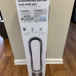 Dyson TP02 Pure Cool Link Connected Tower Air Purifier Fan | Iron/Silver | New