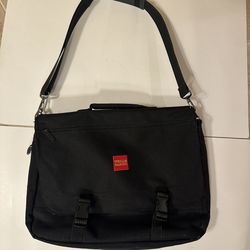 Laptop Shoulder Bag With Wells Fargo Logo, Lots Of Storage