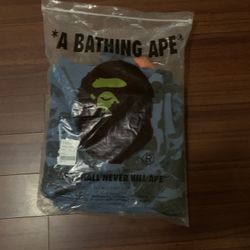 Blue Bape Zip Up Hoodie