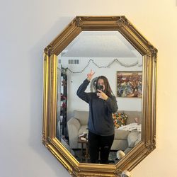 Antique Gilded Mirror
