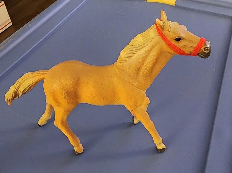 Vintage Plastic Rubber Horse