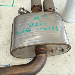 Ferrari 599 GTB F141 Left exhaust muffler silencer 220194