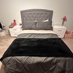 Cama Full Pido 280 ..  Completa Con Base Y Cabecera ... Las Mesas De Noche No 