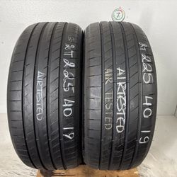 2 Tires 225 40 19 Goodyear Eagle F1 Asymmetric 6 High Tread No Repairs 