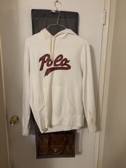 White and Red Polo Ralph Lauren Hoodie