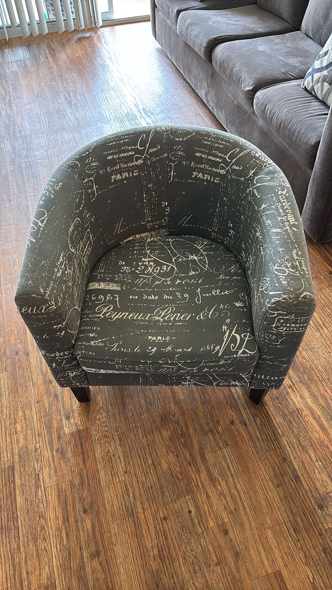 Arm Chair With Love Seat