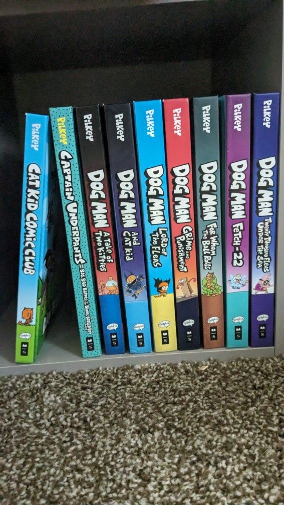 Dog Man Series Books By Dav Pilkey