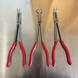 MAC Tools 11” Long Reach Gripping Pliers 3pc – P301786, P301787, P301788