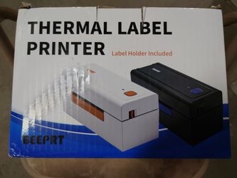 Beeprt Bluetooth Thermal Shipping Label Printer 4x6 Wireless BY-480BT Print