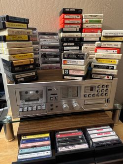 Vintage Cassette & 8-Track Collection + Soundesign Player