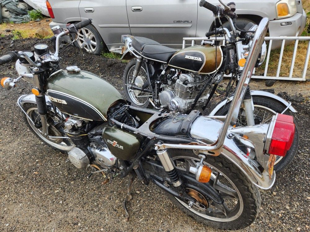 Vintage Honda Motorcycles 